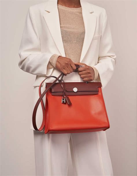 hermes herbag real|Hermes herbag 31 price 2022.